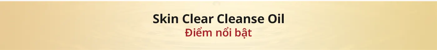 Những điểm chính của “Dầu làm sạch da” mới